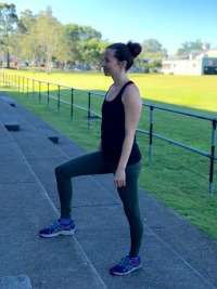 Step up - maintain knee over toe position